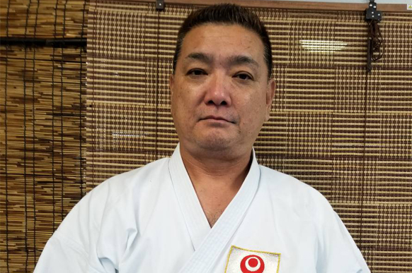 Ryoichi Nakandagari Sensei of the Shodokan, Haebaru